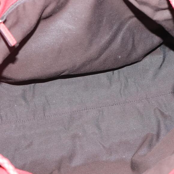 GUCCI Tote Bag Leather Outlet Red Gold - Picture 15 of 16